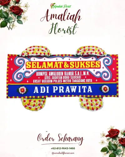 Karangan Bunga Ucapan Selamat di Limba U Ii